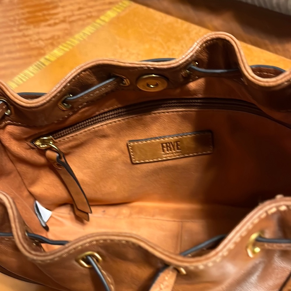 COPY - Frye leather Drawstring Bucket Crossbody Handbag - Picture 6 of 6